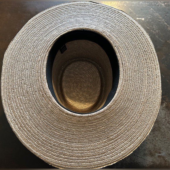 Janessa Leone Cameron Straw Hat Size Medium - Picture 4 of 8